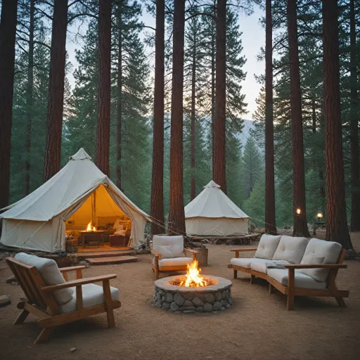 Luxury glamping experiences near Yosemite: premium campgrounds for discerning travelers