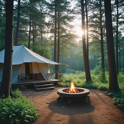Premium camping sites with amenities: elevate your outdoor experience