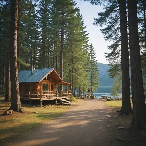 Upscale campgrounds with cabins: premium stays for nature lovers
