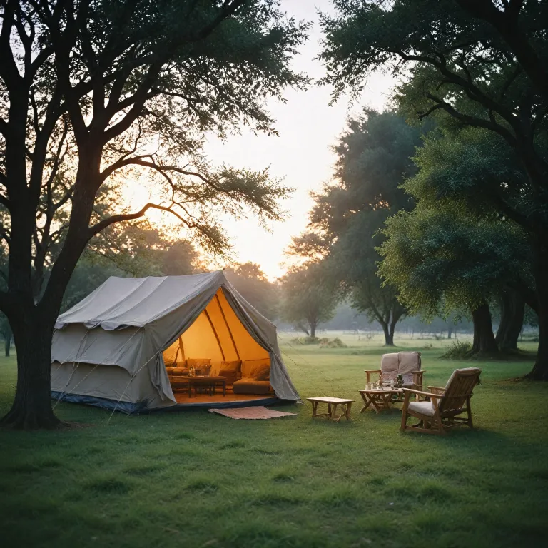 Luxury tent camping experiences: elegance and comfort in nature’s embrace