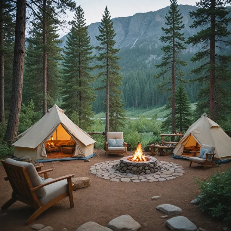 Luxury camping in the mountains: an elevated glamping experience for discerning travelers