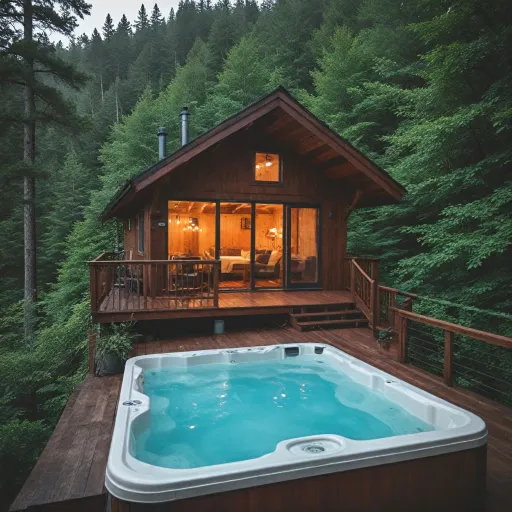 Unwinding in style: the allure of cabins with hot tubs for your next premium getaway