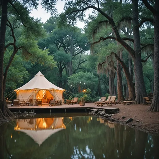 Elevating your escape: the refined world of glamping in Louisiana