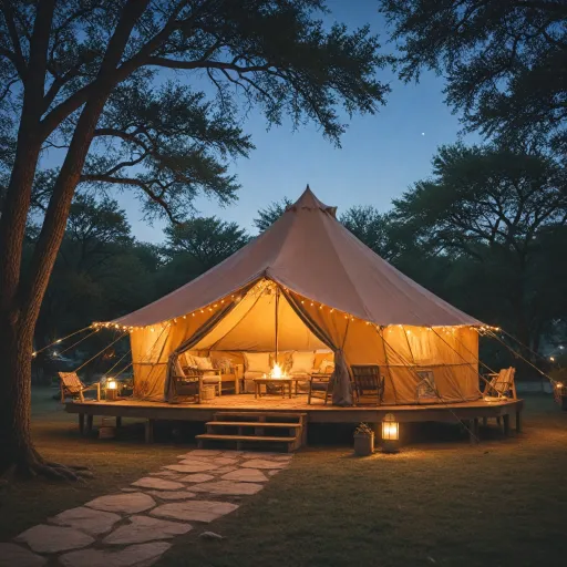 Glamping near Dallas TX: luxury outdoor stays and premium camping experiences