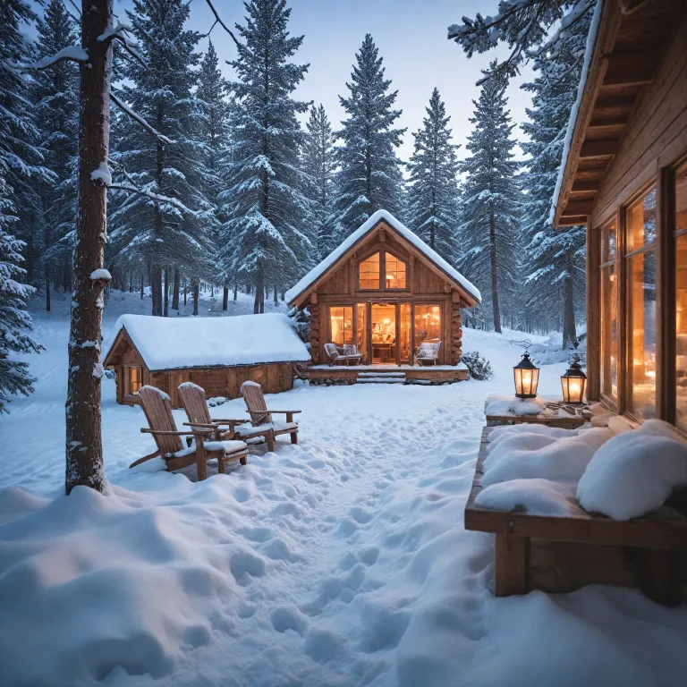 Elegant winter cabins for refined cold season escapes