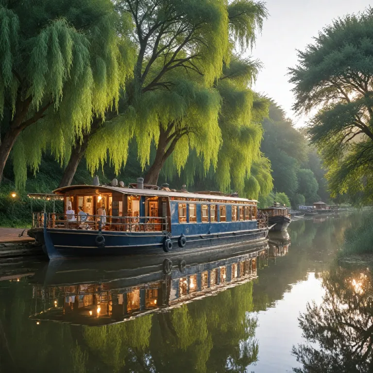 Elegant ferryboat campsites for riverside escapes and premium stays