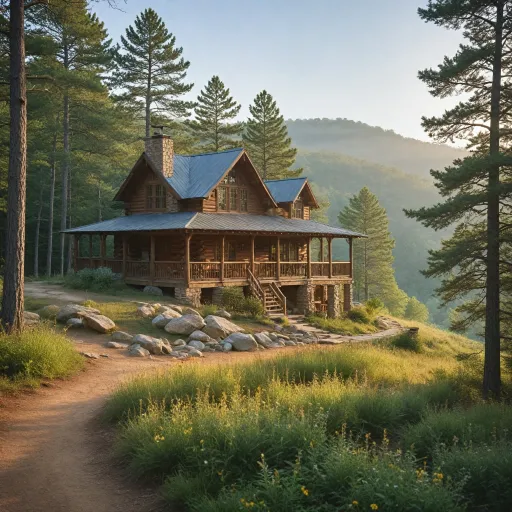 Mena Arkansas cabins for refined stays in the Ouachita mountains