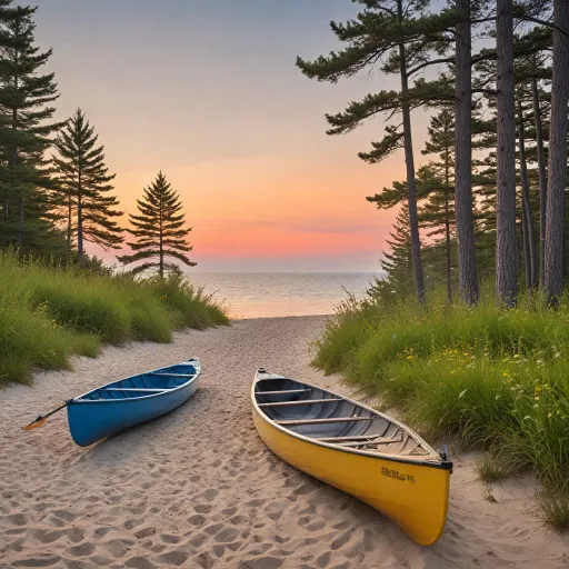 Elegant cabin rental near Sleeping Bear Dunes in Michigan’s lake country