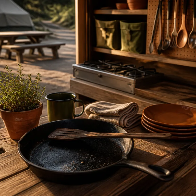 The campground kitchen is finally growing up