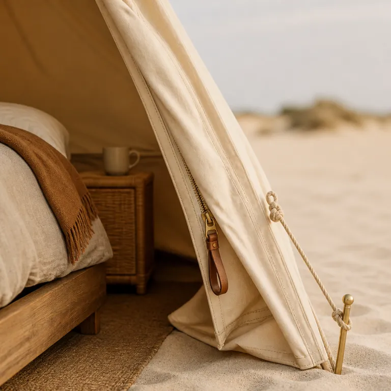 Safari glamping tent escapes for refined outdoor travelers